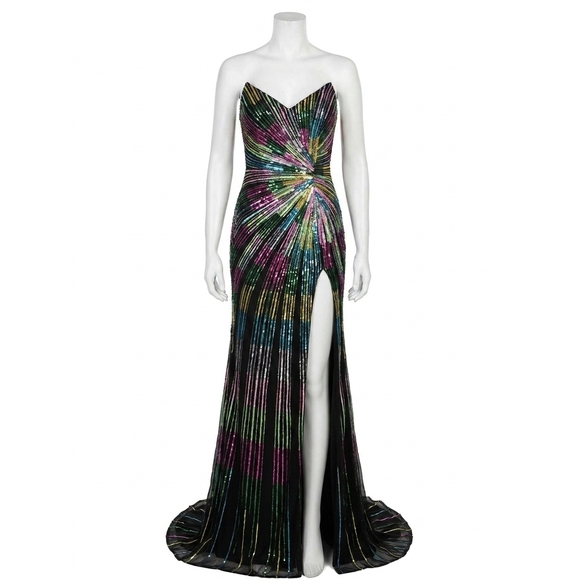 JOVANI Dresses & Skirts - NEW JOVANI disco long formal prom dress gown in black